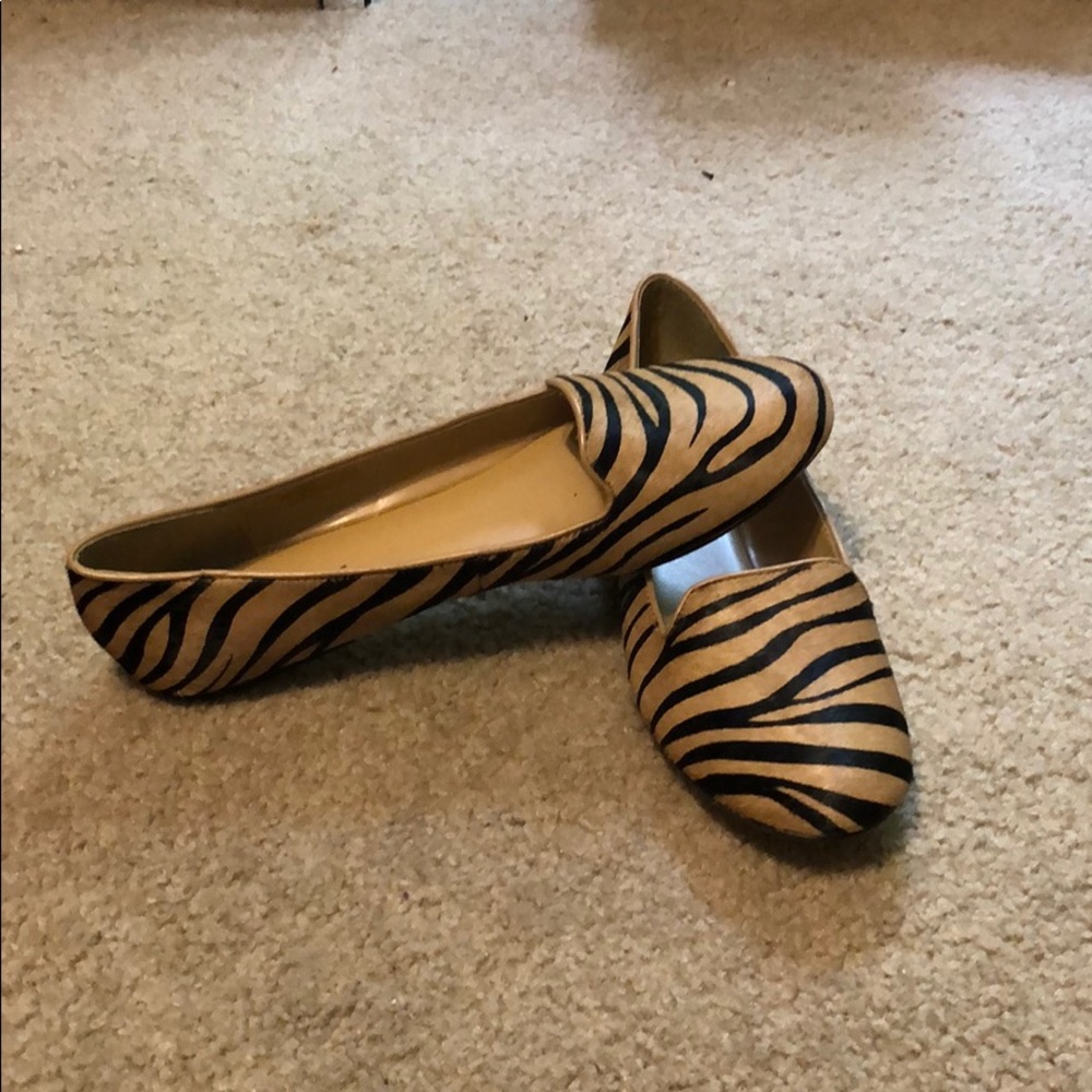 Nine west flats REAL FUR